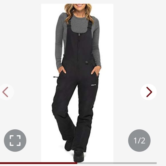 NWT Arctix Women's Black Essential Insulated Overalls Size 1X-29L - Picture 1 of 7